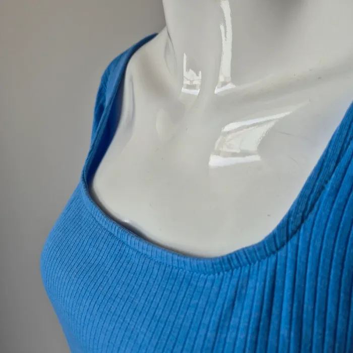 Haut - Tee-shirt bleu M - photo numéro 3