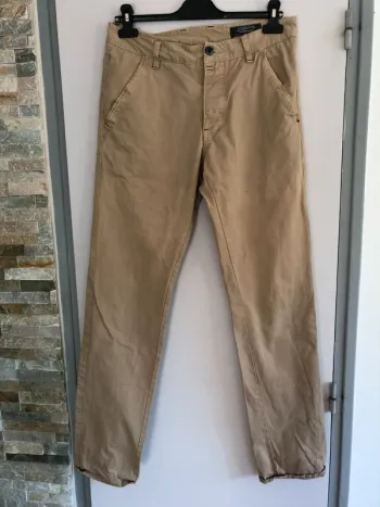 Pantalon beige homme 32/34 Jack & Jones