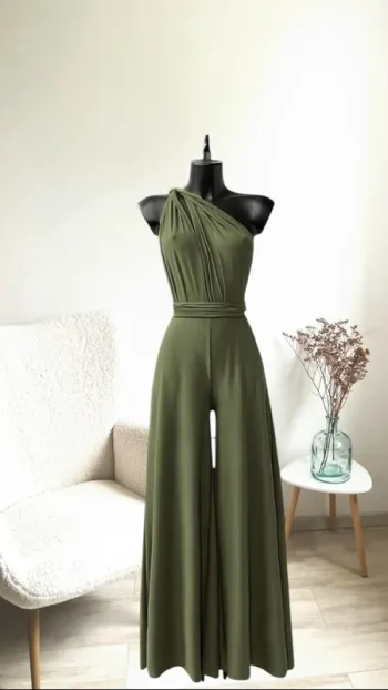 Sublime Combi kaki dos nu positions multiples faite en France