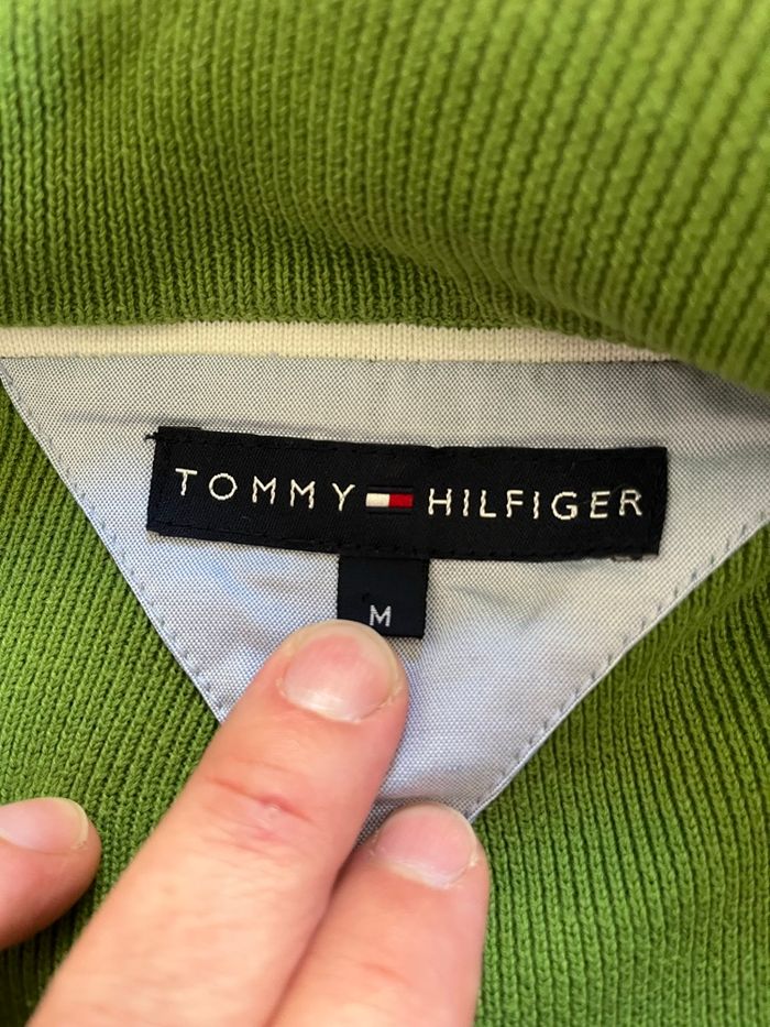 🧥 Veste polaire Tommy Hilfiger verte – Taille M - photo numéro 2