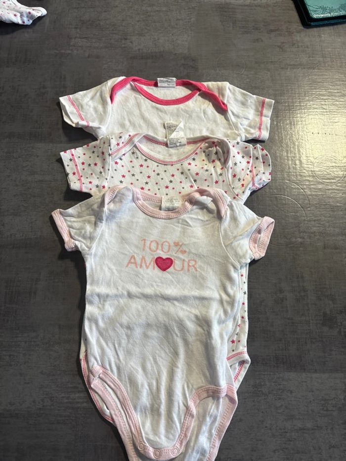 Bodies 12 mois manches courtes