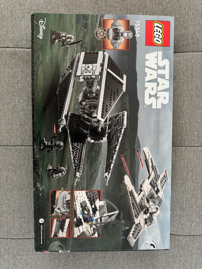 LEGO Star Wars 75348 – Mandalorian Fang Fighter vs TIE Interceptor – 957 pièces – Neuf scellé - photo numéro 2