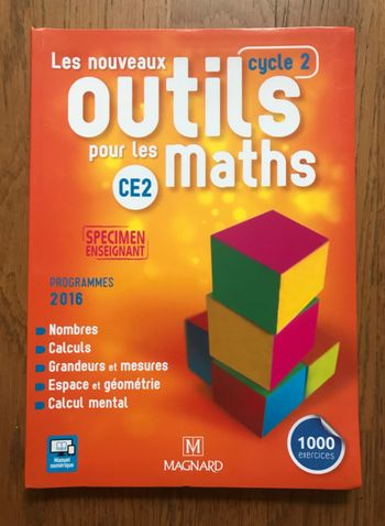 Les nouveaux outils pour les maths CE2 - manuel de l'élève