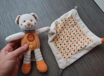 Doudou plat et ours nicotoy - dressing trié par tailles