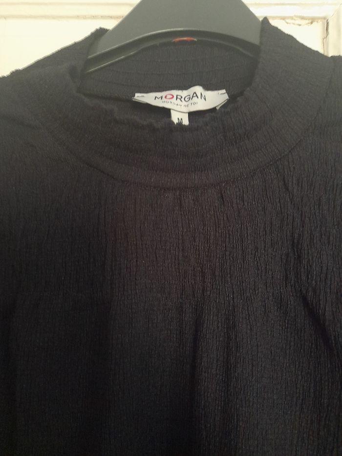 Blouse noire, marque Morgan, taille M - photo numéro 2