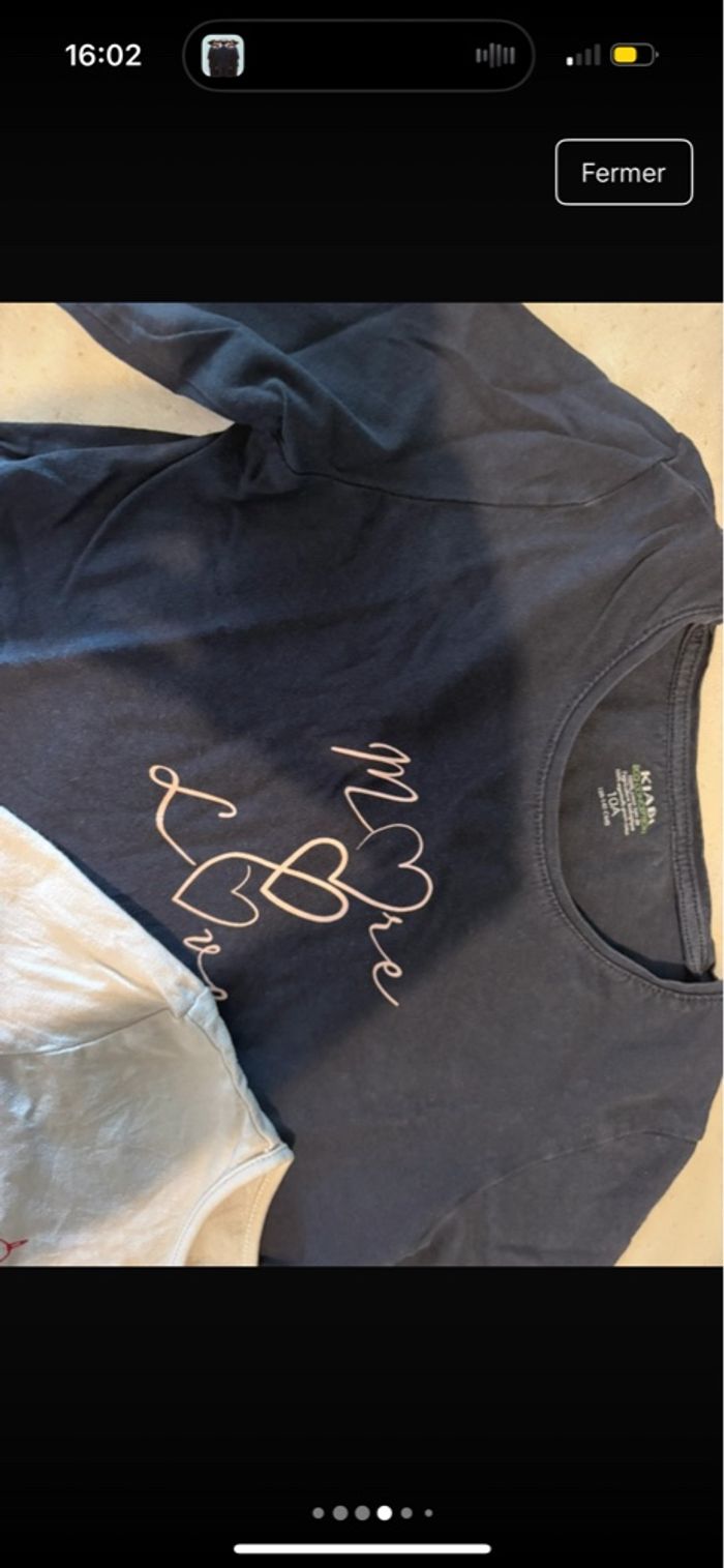 t-shirts manches longues fille - photo numéro 4