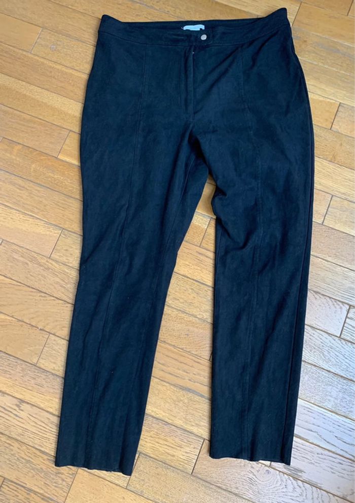 Pantalon H&M en similicuir daim taille 44/46