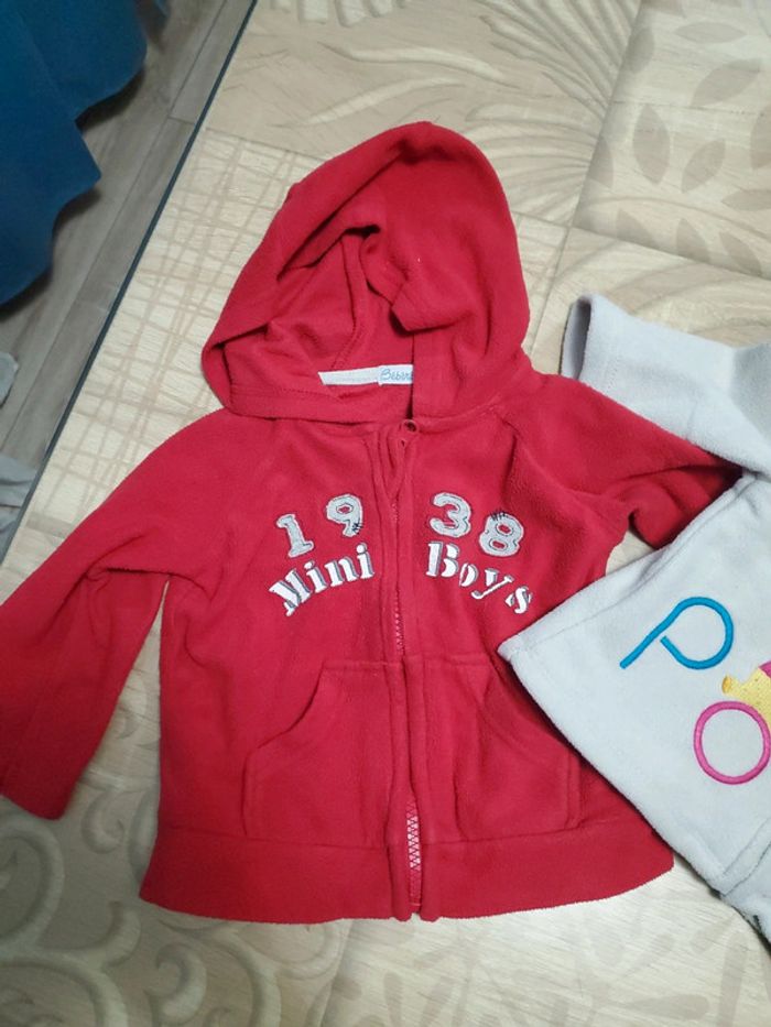 Lot 2 gilets 1 an 74 cm - photo numéro 2
