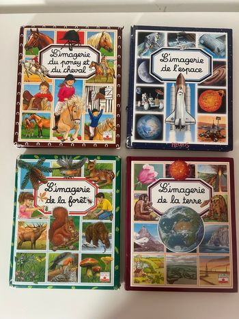 Lot de 4 livres enfants “L’imagerie” – Éditions Fleurus