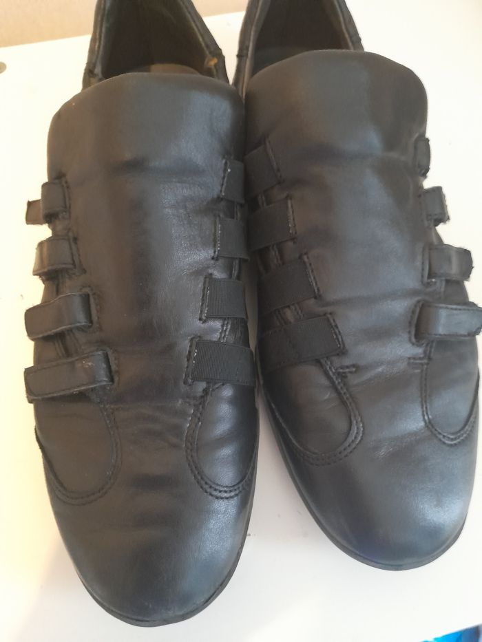 Chaussure baskets  noire homme ,Marque Dotticoli. T41. - photo numéro 9