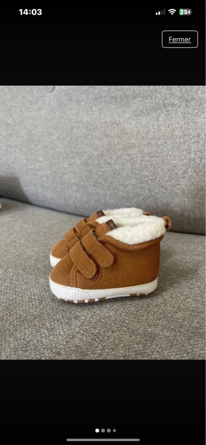 Chaussures  bebe hiver taille 0/3 mois