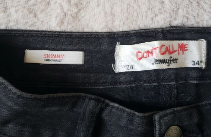 Jean skinny taille haute taille 34 - photo numéro 6