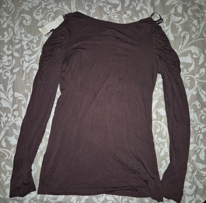 Haut cache cache marron - photo numéro 5