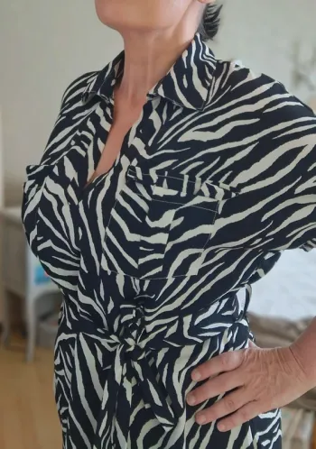 Robe imprimé zèbre L/XL