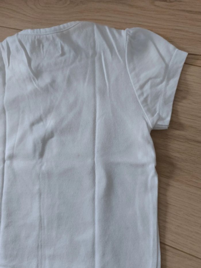 Ensemble t-shirt + short oursonne Elle est où la mer - Taille 12 mois-74cm - photo numéro 5