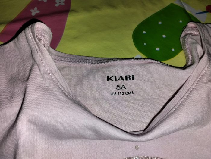 Tee-shirt manches courtes 5 ans fille Kiabi rose - photo numéro 3