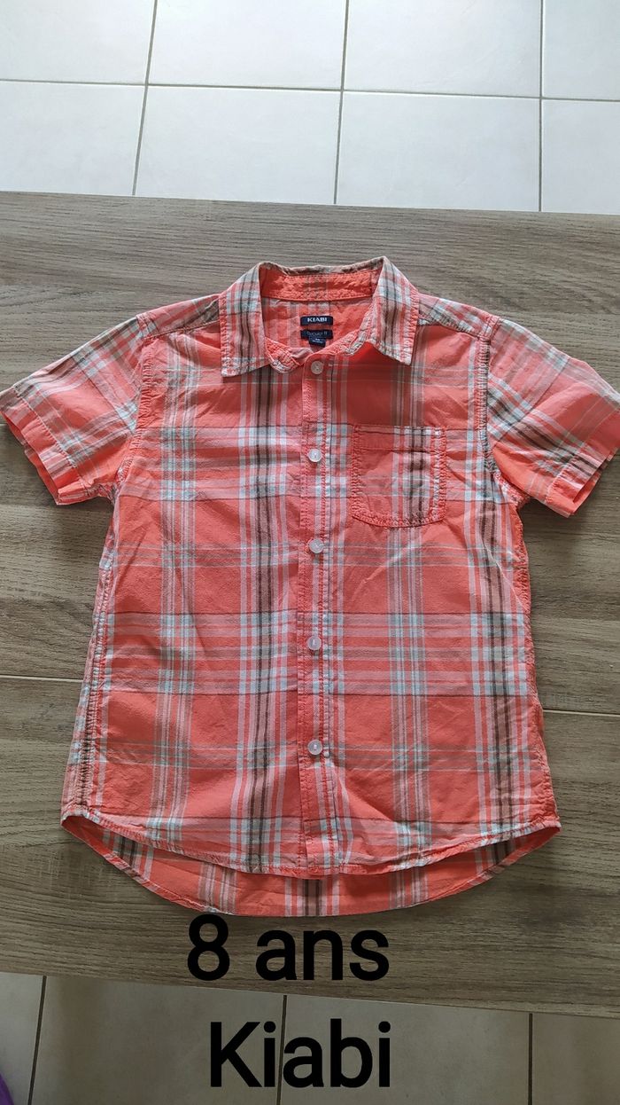 Chemise manches courtes 8 ans Kiabi