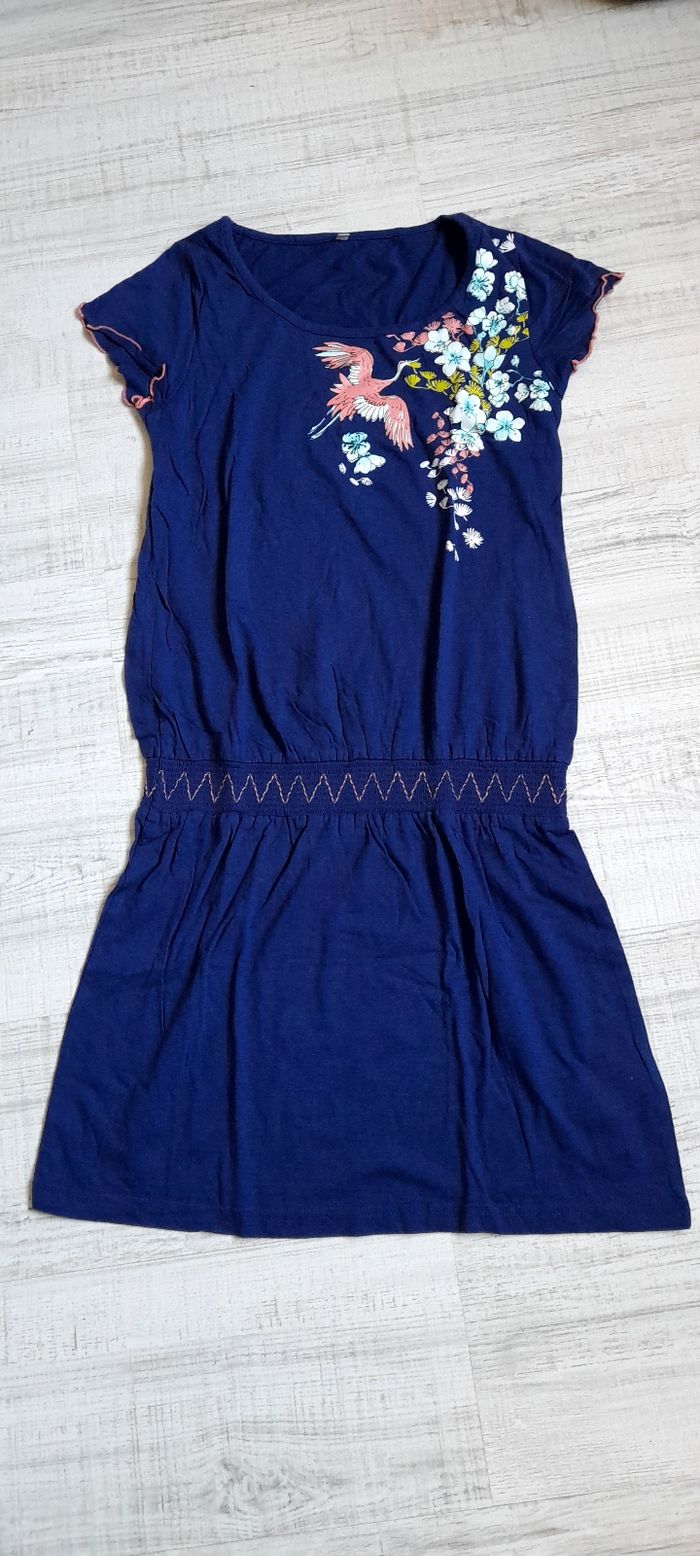 Chemise de nuit bleu