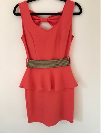 Robe corail femme