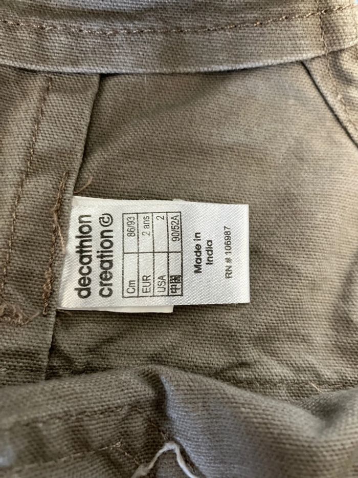 Salopette en jeans 3 ans - photo numéro 3