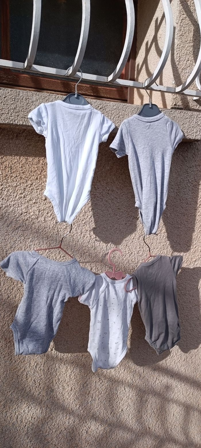 Lot de 5 bobies manches courte - photo numéro 2