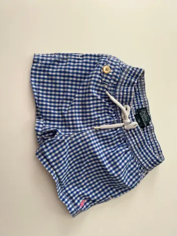 Maillot de bain Ralph Lauren garçon – carreaux bleus 9 mois