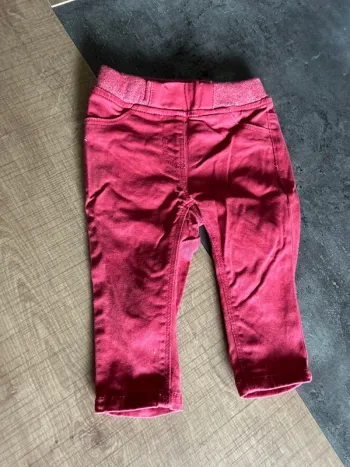 Pantalon slim bébé fille, 9 mois