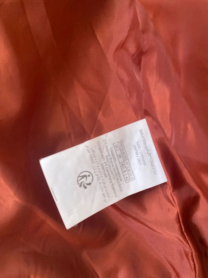 Perfecto effet daim rouge foncé - photo numéro 5