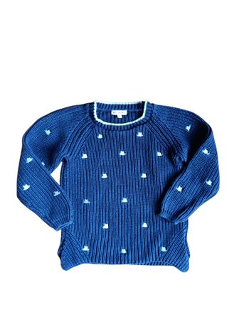 Pull hiver chats blancs A1447