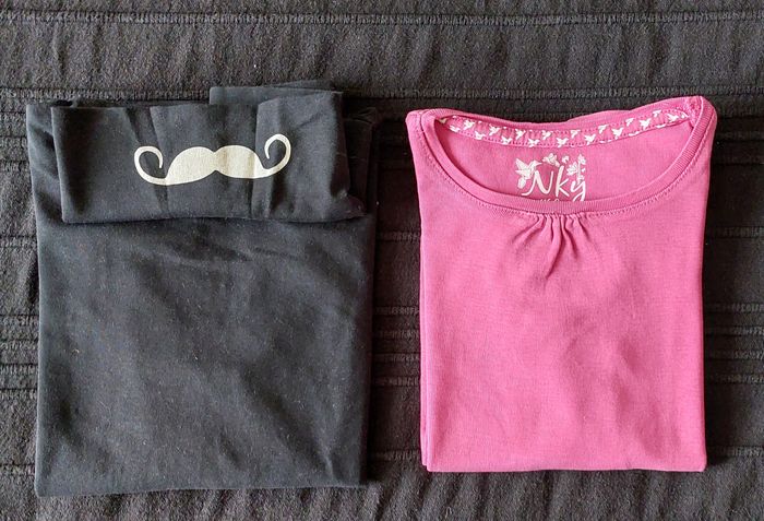 2 tee shirts manches longues - photo numéro 2