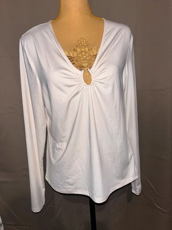 Blouse crème sexy H&M taille XL neuve