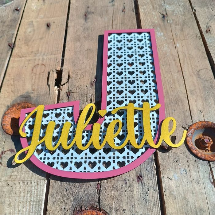 Prénom, initiale de porte personnalisable - photo numéro 3