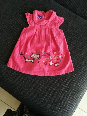 Jolie robe pour l'été, bébé fille, 2/4mois, Lupilu