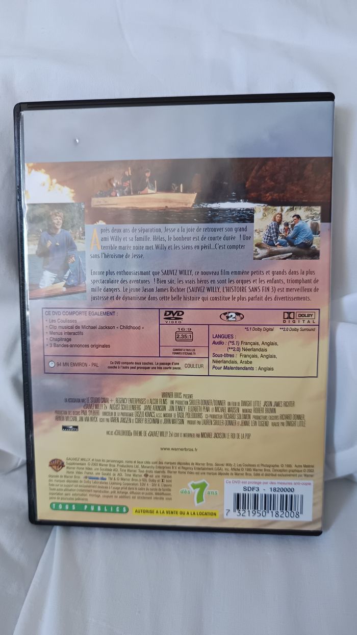 Dvd Sauvez Willy 2 - photo numéro 2