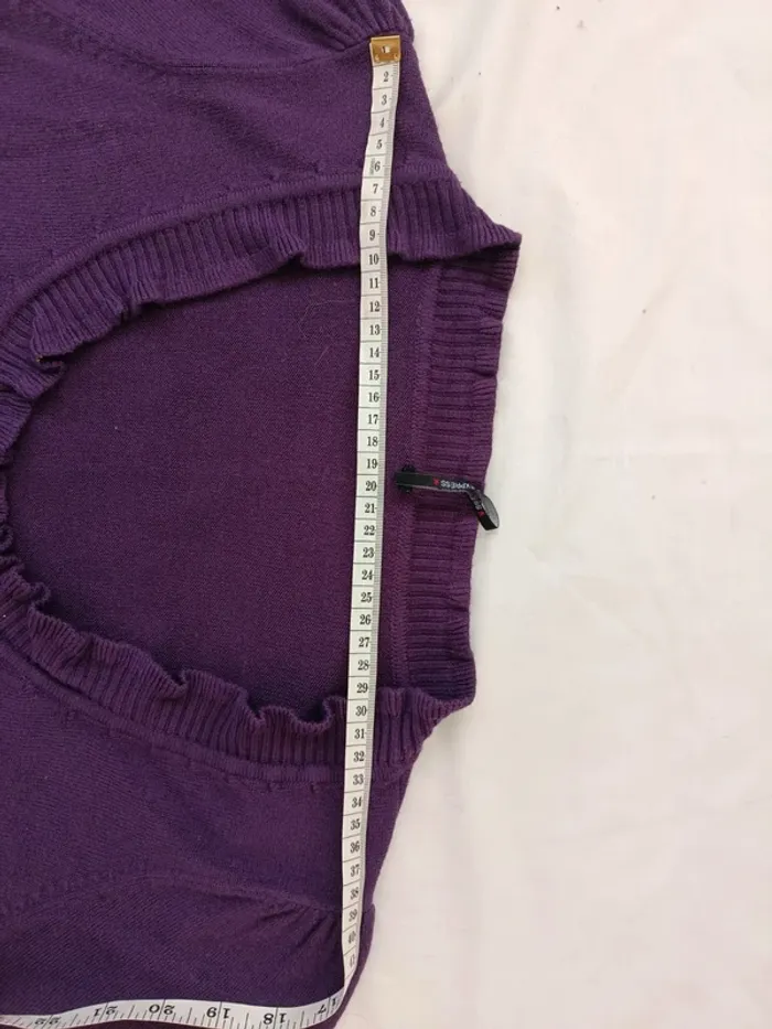 Robe violette Sud Express taille L très bon état - photo numéro 6