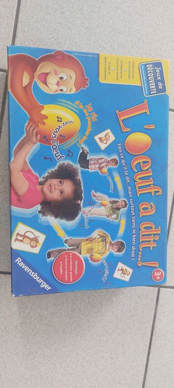 Jeu l'œuf à dit Ravensburger 