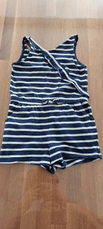 Combi-short à bretelles fille 5 ans