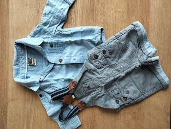 Ensemble salopette short