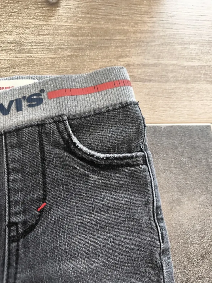 Pantalon jean coupe skinny garçon 12 mois 80cm Levi's - photo numéro 6