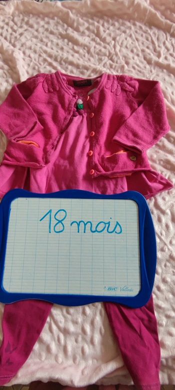 Ensemble rose catimini 18 mois