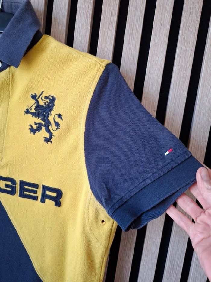 Polo jaune et bleu marine homme T XS - photo numéro 6