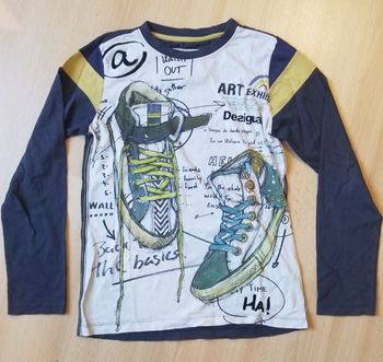 Tee-shirt Desigual manches longues garçon 12 ans