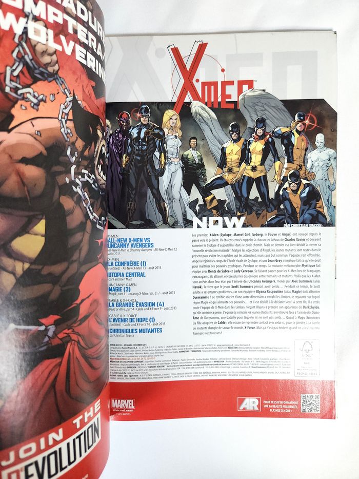 X-Men Vs Uncanny Avengers 6A - Panini Comics - Décembre 2013 - photo numéro 3