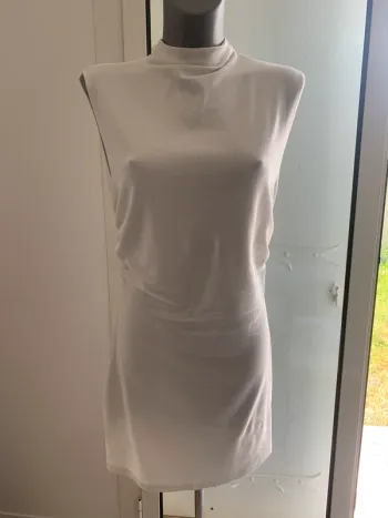 Mango robe drapé T L