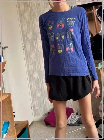 T  shirt  manche longue  taille  12ans  marque  mky