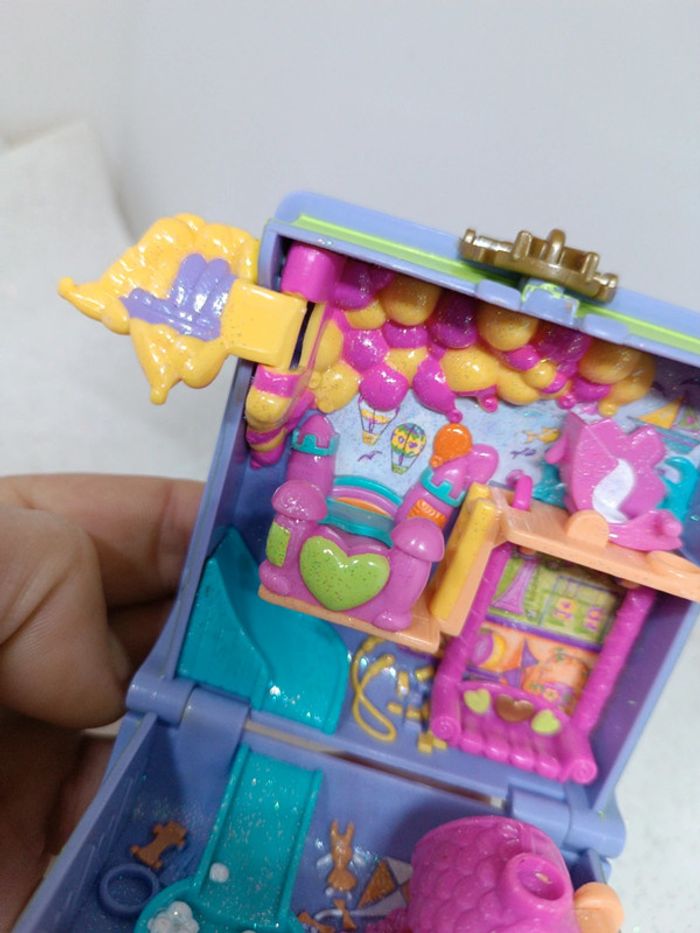 Polly pocket bluebird livre Book toy fun land pays jouet v 5 violet purple playhouse complet vintage - photo numéro 5