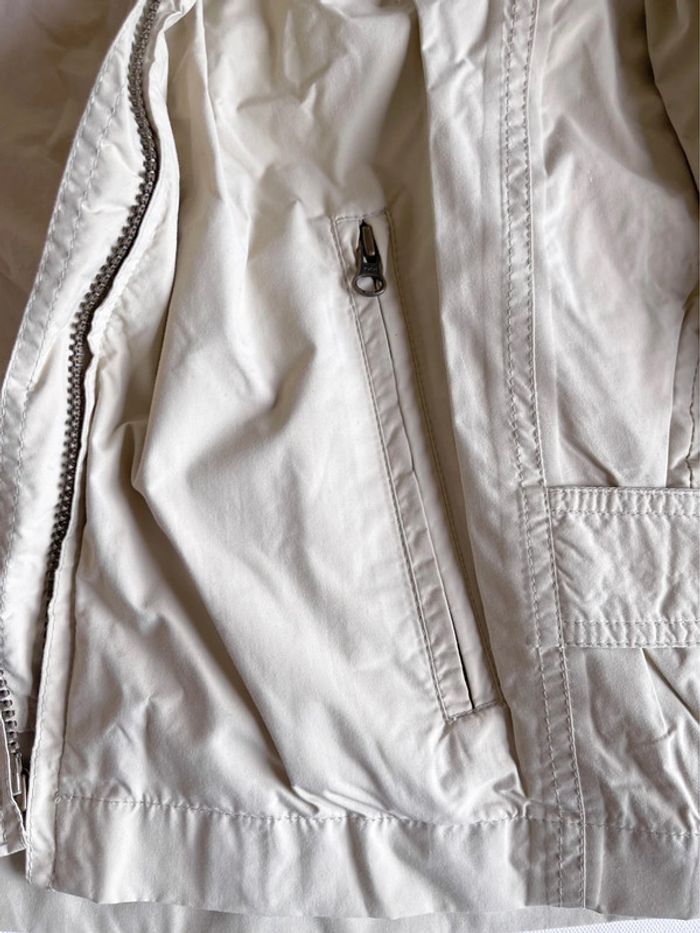 Veste courte beige K-Way « Golf » vintage taille (grand) S - photo numéro 11