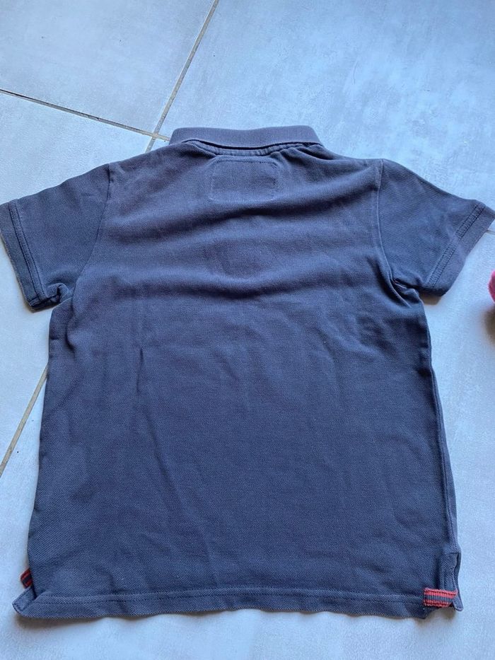 Polo Bikool gris et rouge - photo numéro 3