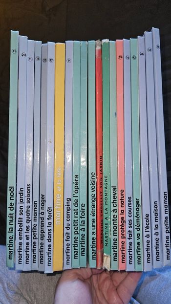 20 livres Martine et...