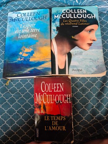 Lot de 3 livres de Colleen McCullough
